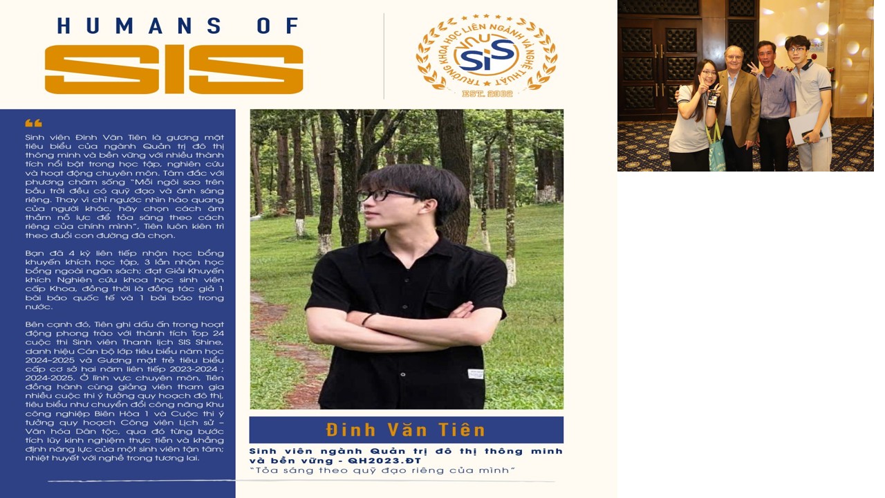 Thành viên Viet Uc Family - ĐINH VĂN TIÊN – “TỎA SÁNG THEO QUỸ ĐẠO CỦA RIÊNG MÌNH